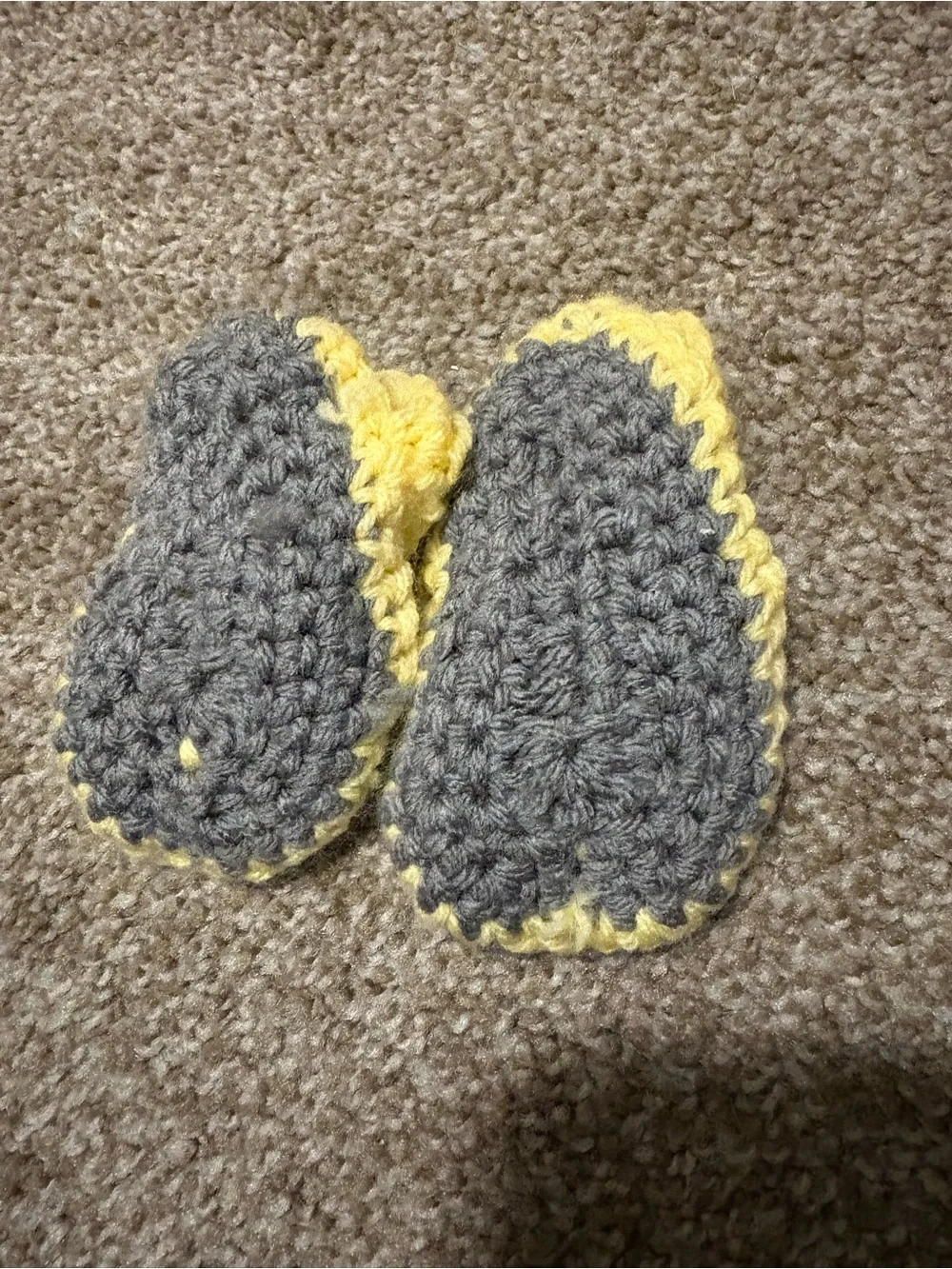 Home made soft crocheted